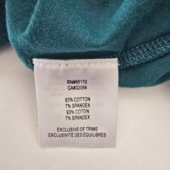 Anthropologie Ric Rac "Wind Ruffled Tee" in teal - Size S / M - Picture 6 of 6